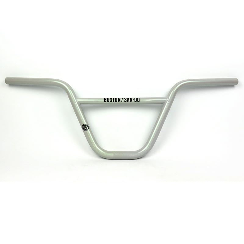 MANUBRIO BMX SAN-DO BLANCO BRILLANTE 100% CROMOLY 8.5"