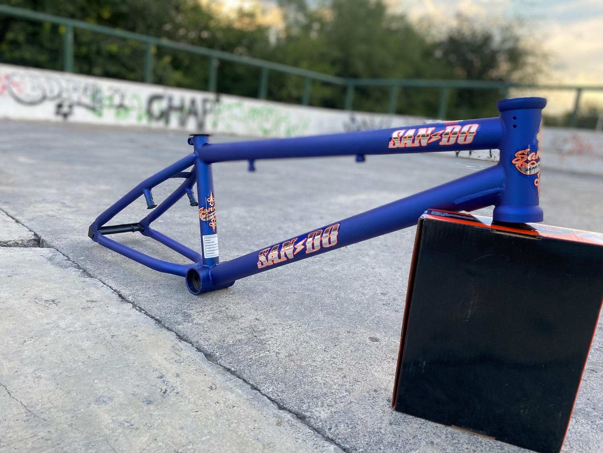 CUADRO 20 BMX SAN DO FULL CROMLY AZUL