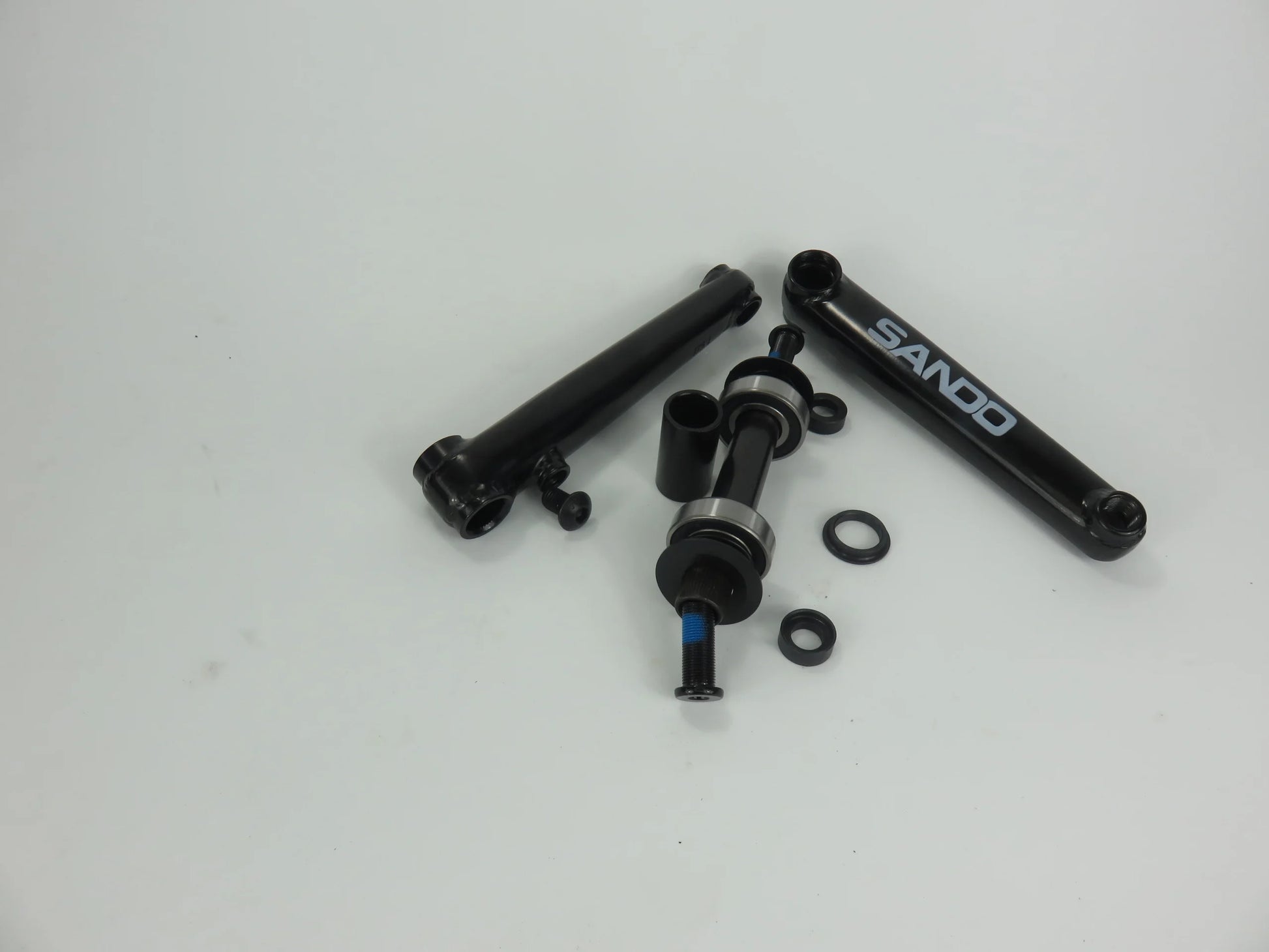 PALANCAS 3PZ CR-MO NEGRO 175MM EJE 19MM 48ESTRIAS MID BIDIRECCIONAL