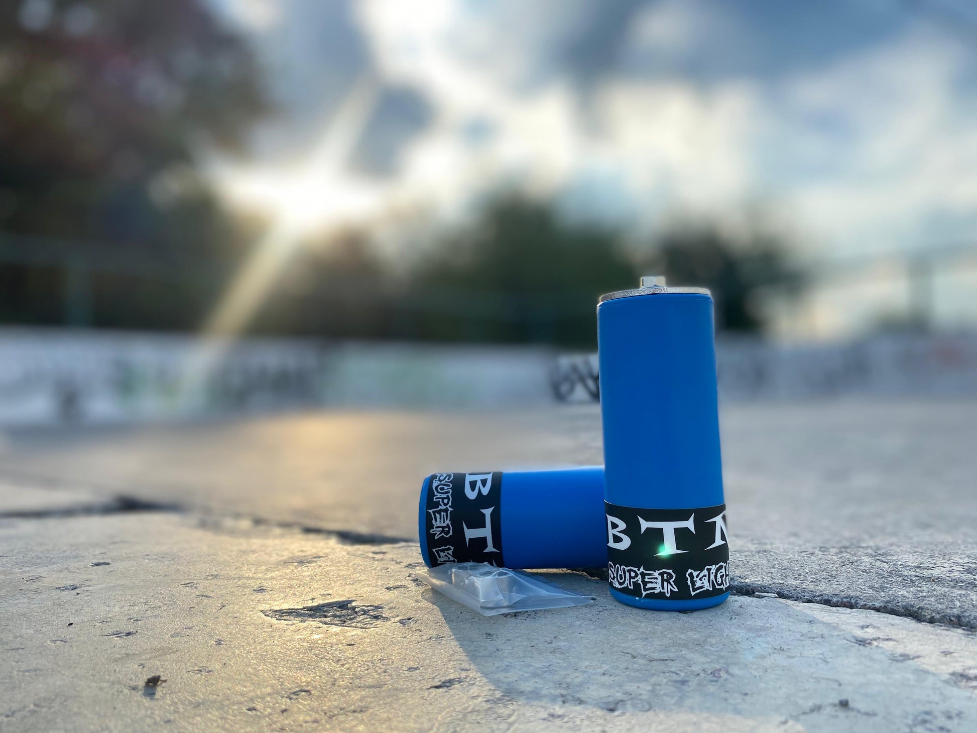 PAR DE DIABLOS DE NYLON AZUL SAN-DO 14MM